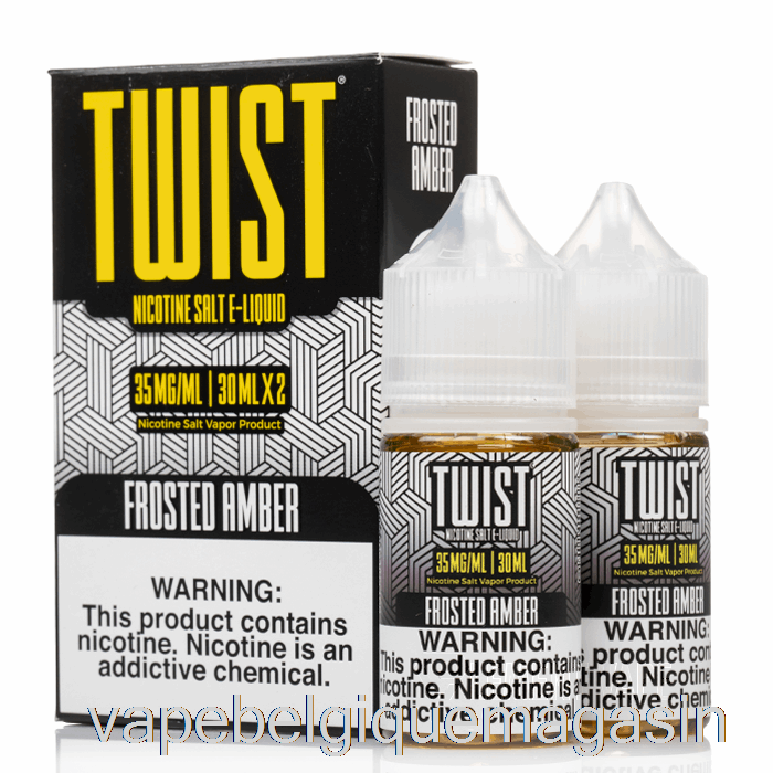 Vape Juice Ambre Givré - E-liquide Twist Salt - 60ml 35mg